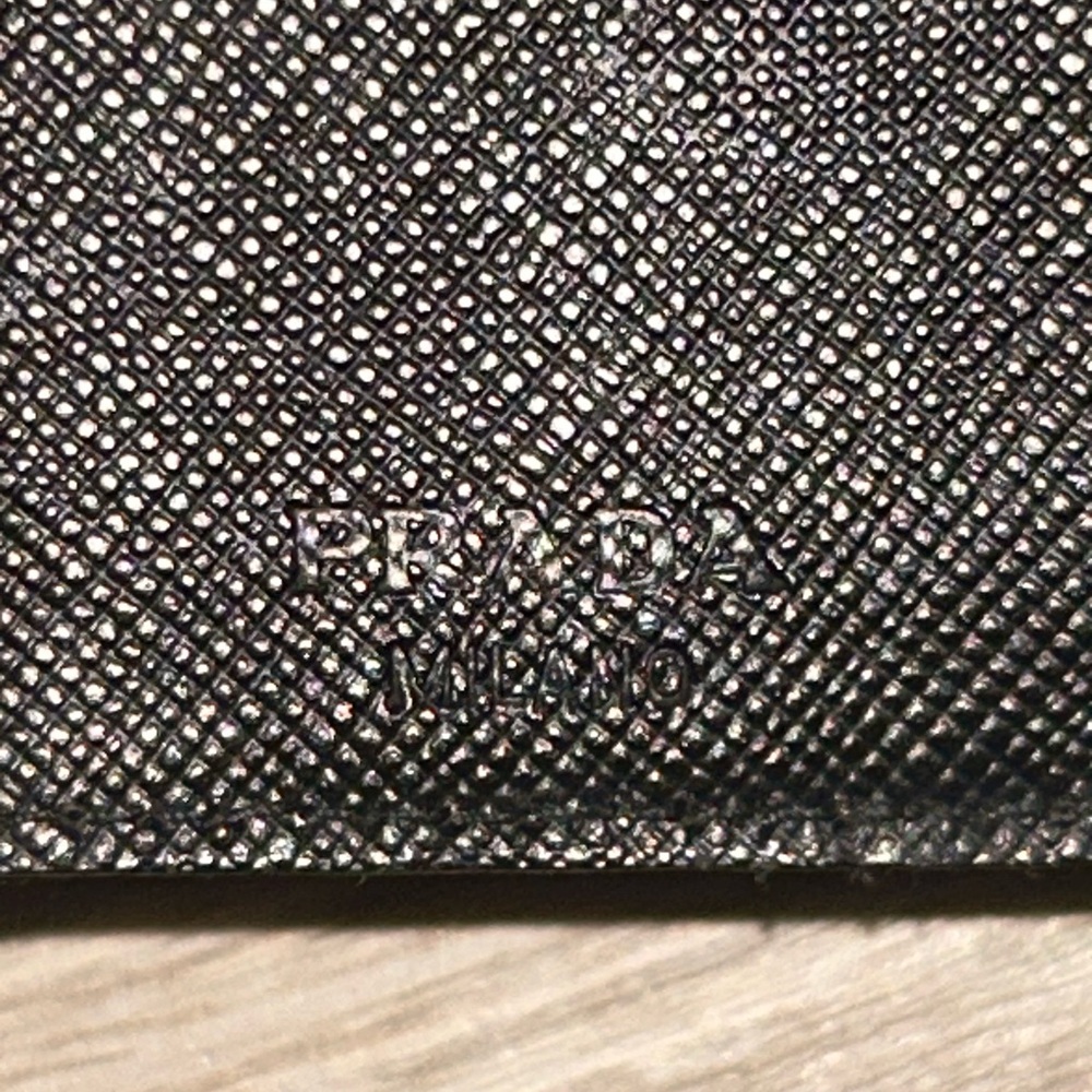 Prada‎ Nylon Black Trifold Wallet - Picture 2 of 14